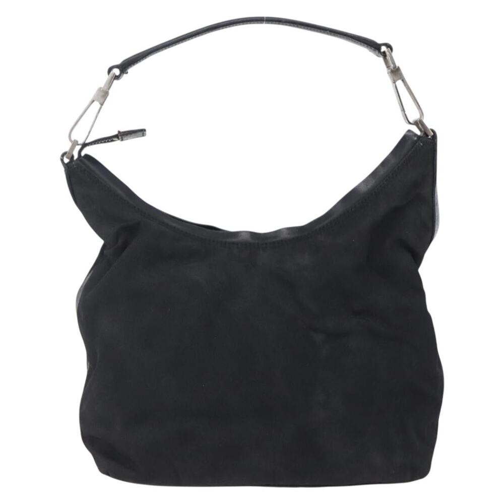 Gucci Nylon Shoulder Bag Black